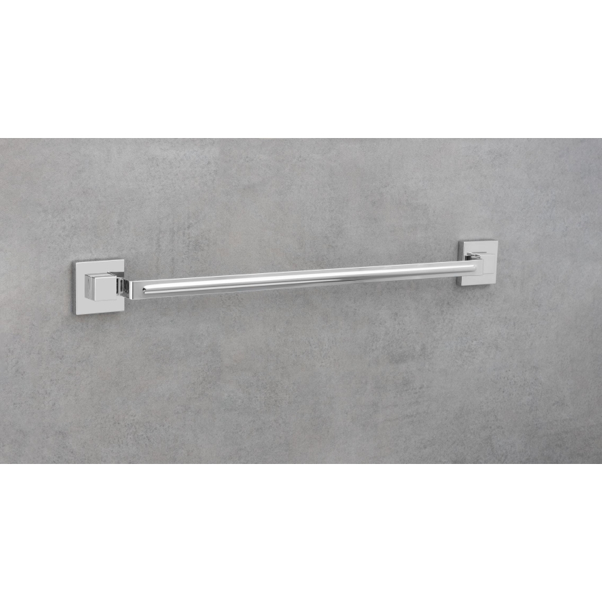WENKO 22684100 - Håndklædeholder VACUUM-LOC QUADRO ED 60,5x6 cm sølv/blank krom