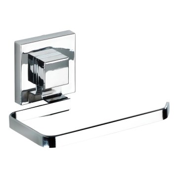WENKO 22687100-Toiletpapirholder VACUUM-LOC QUADRO ED 14x11 cm, blank krom