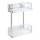 WENKO 22691100-Hylde VACUUM-LOC QUADRO ED 25,5x32,5 cm sølv/blank krom/gennemsigtig