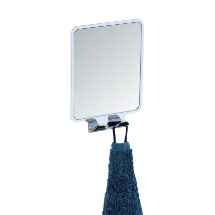 WENKO 22693100 - Kosmetikspejl VACUUM-LOC QUADRO ED 14x19,5 cm blank krom