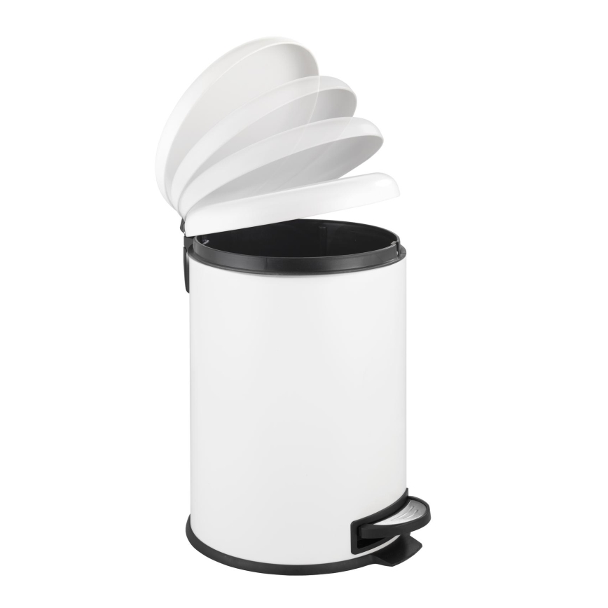 WENKO 22708100 - Kurv LEMAN 30,5x44 cm hvid/sort