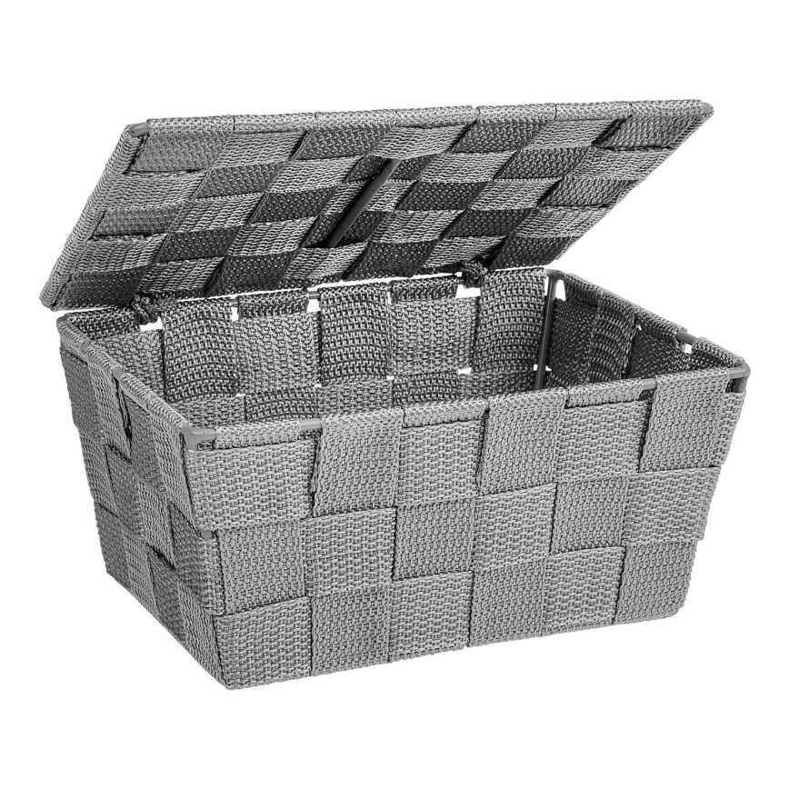 WENKO 22793100 - Kurv ADRIA 19x14 cm grå