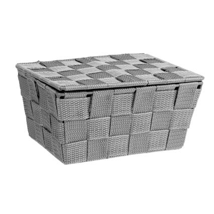 WENKO 22793100 - Kurv ADRIA 19x14 cm grå