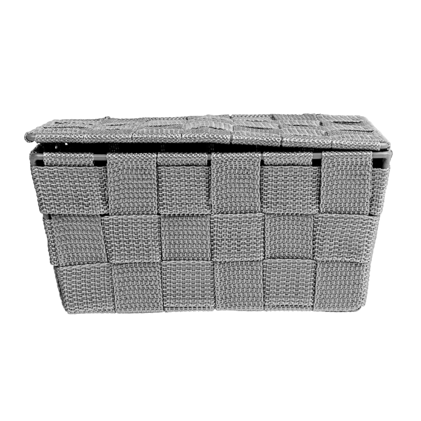 WENKO 22793100 - Kurv ADRIA 19x14 cm grå