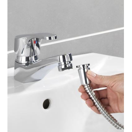 WENKO 22866100 - Bruser UNIVERSAL 170x6,5 cm blank krom/sølv/grå