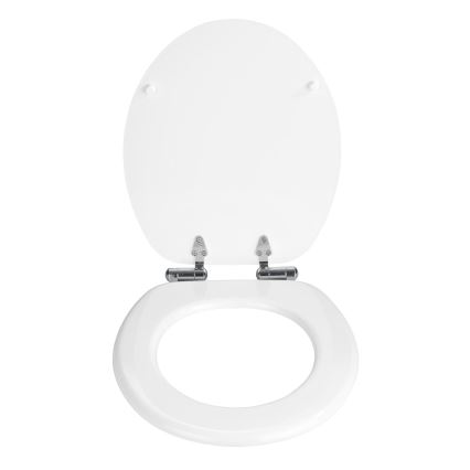 WENKO 22885100-WC sæde URBIO 36x42,5 cm hvid/sølv