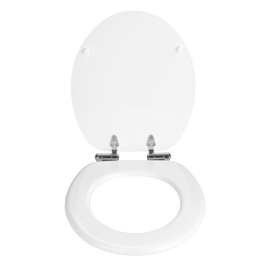 WENKO 22885100-WC sæde URBIO 36x42,5 cm hvid/sølv