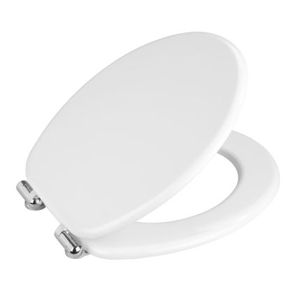 WENKO 22885100-WC sæde URBIO 36x42,5 cm hvid/sølv