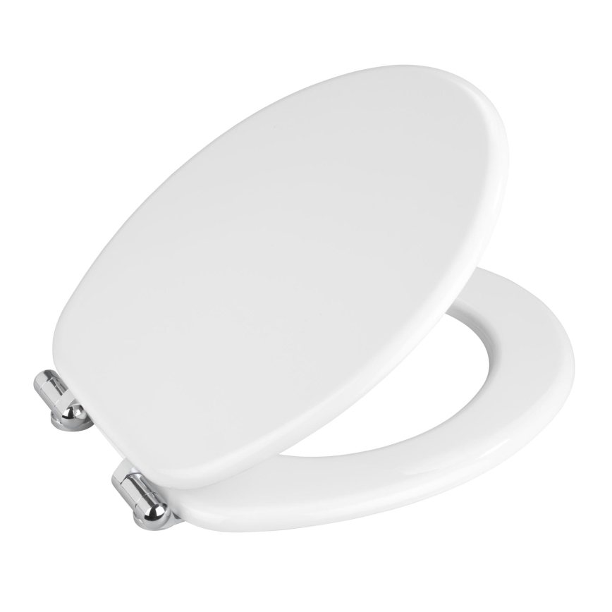 WENKO 22885100-WC sæde URBIO 36x42,5 cm hvid/sølv
