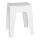 WENKO 22943100 - KUMBA skammel 38x47 cm hvid