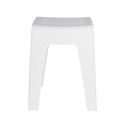 WENKO 22943100 - KUMBA skammel 38x47 cm hvid