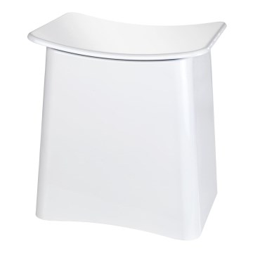 WENKO 22949100 - Skammel WING 45x48 cm hvid/sort