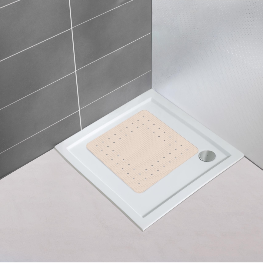 WENKO 23139100-Måtte MIRASOL 54x54 cm beige