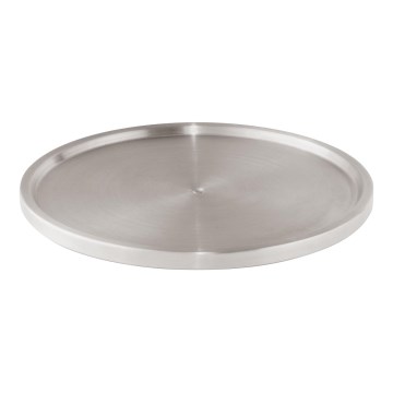 WENKO 2334100 - Bakke i rustfrit stål, 26,5 x 1,5 cm, rustfrit stål/sølv