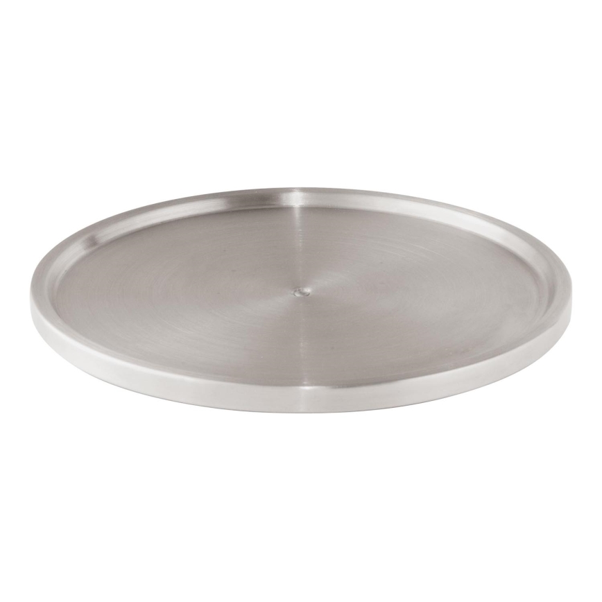 WENKO 2334100 - Bakke i rustfrit stål, 26,5 x 1,5 cm, rustfrit stål/sølv