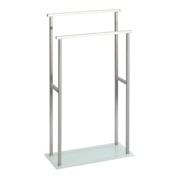 WENKO 23438100 - Håndklædestativ DEBAR 20x83 cm rustfrit stål/satineret/hvid