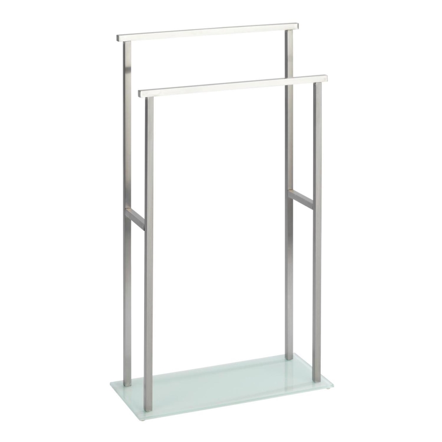 WENKO 23438100 - Håndklædestativ DEBAR 20x83 cm rustfrit stål/satineret/hvid