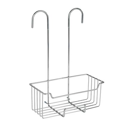 WENKO 23499100 - Brusehylde MILO 25x36 cm rustfrit stål/sølvfarvet/klar
