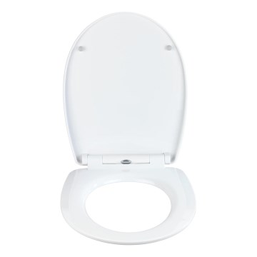 WENKO 23532100-WC toiletsæde, bæreevne 300/350 kg, 36,5 x 45 cm, multifarvet/sølv