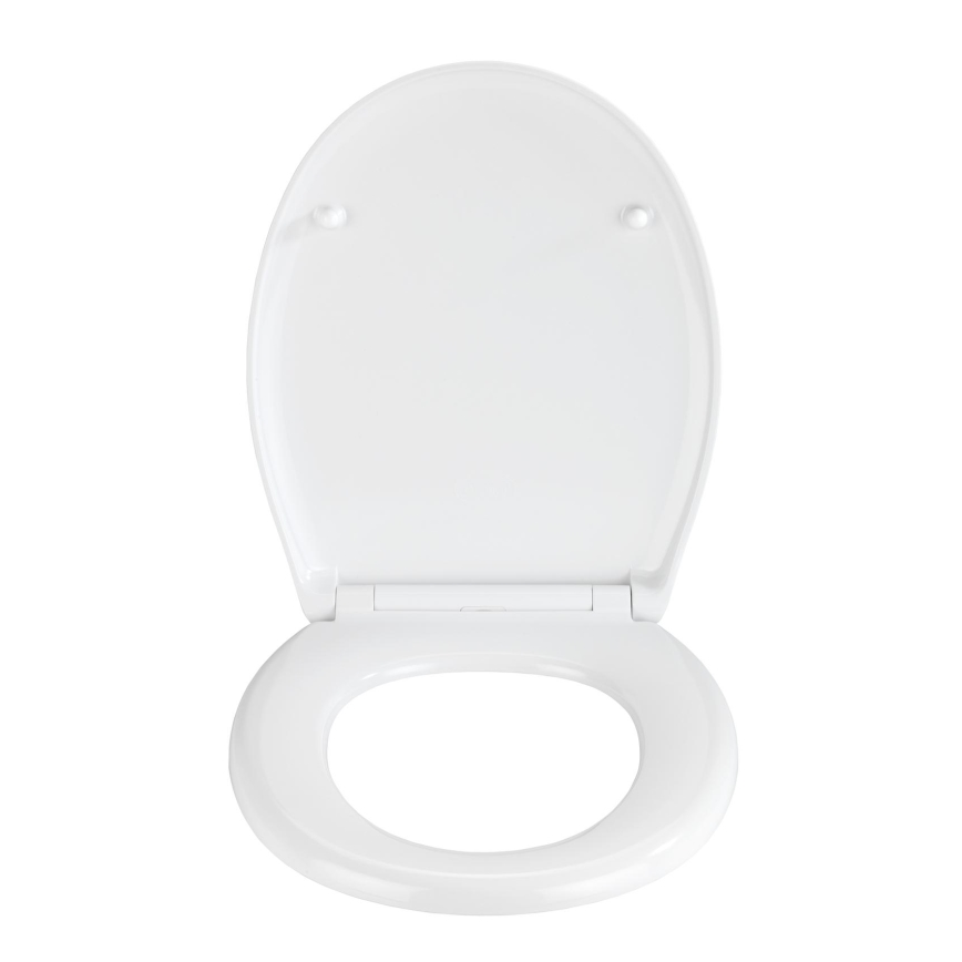 WENKO 23571100-WC toiletsæde 300/350 kg WC-sæder 44,5x37 cm flersfarvet/sølv