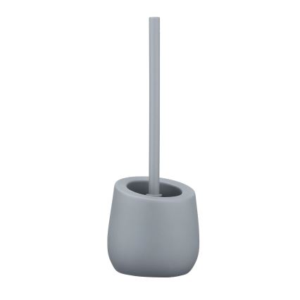 WENKO 23650100 - WC-børste BADI 13,5 x 38 cm grå