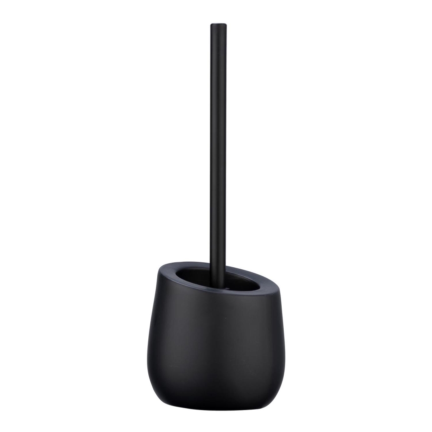 WENKO 23654800 - WC-børste BADI 13,5 x 38 cm sort