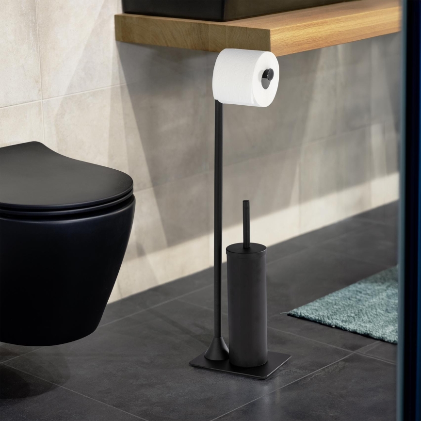 WENKO 23710100 - WC-børste HELLA 15x69 cm sort