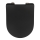 WENKO 23827100-WC toiletsæde SEDILO 45,2x36,2 cm sort/sølv