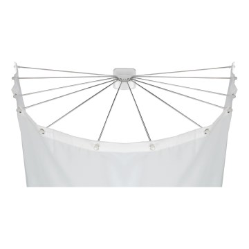 WENKO 23863100 - Bruseholder 96x72 cm rustfrit stål/hvid