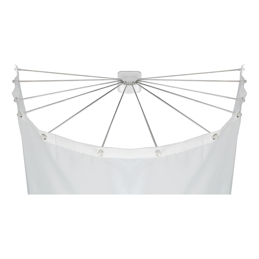 WENKO 23863100 - Bruseholder 96x72 cm rustfrit stål/hvid