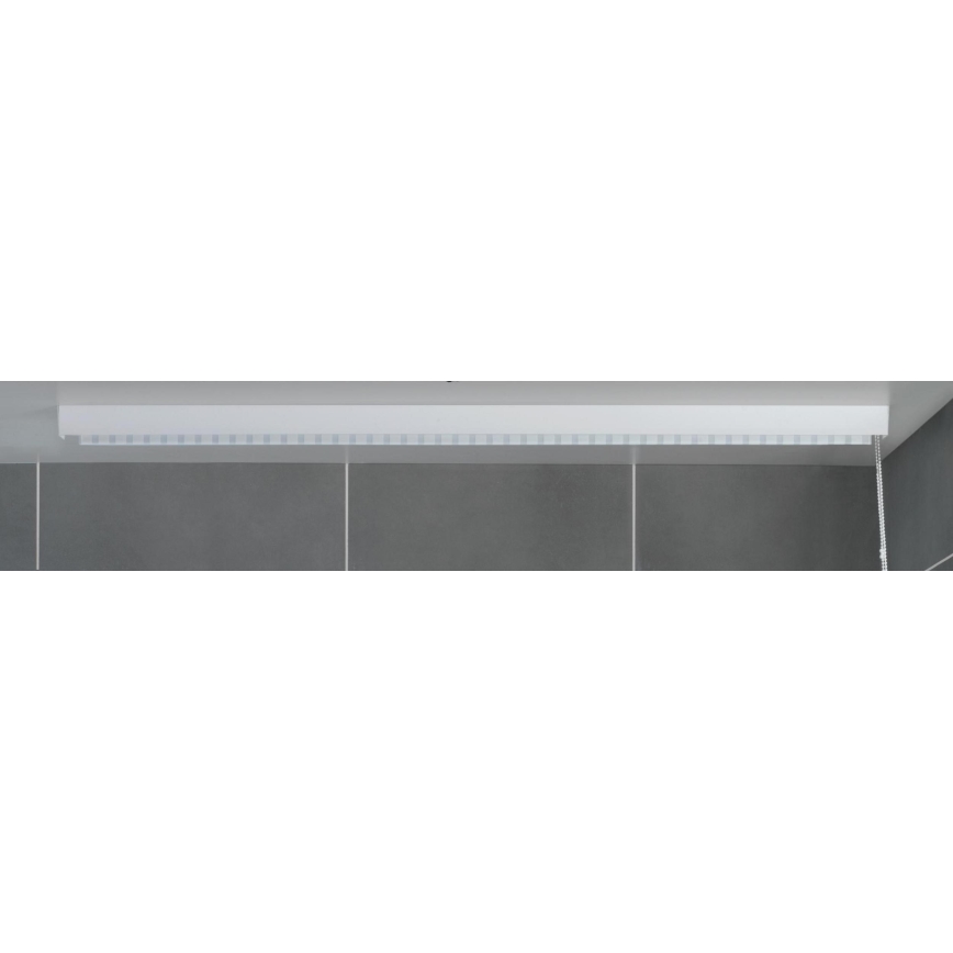 WENKO 23864100 - Rullegardin til brusebad 132x240 cm hvid