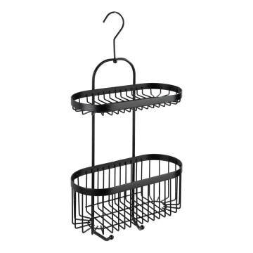 WENKO 23880100 – Hylde CLASSIC PL. SORT 26,5x47 cm sort
