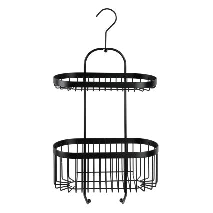 WENKO 23880100 – Hylde CLASSIC PL. SORT 26,5x47 cm sort