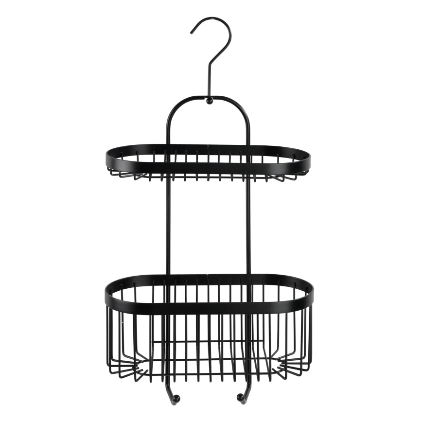 WENKO 23880100 – Hylde CLASSIC PL. SORT 26,5x47 cm sort