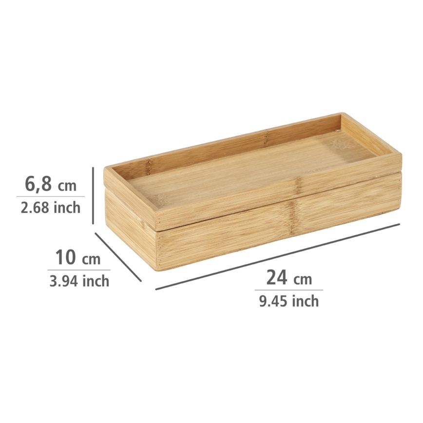 WENKO 23917100 - TERRA-boks 24 x 10 cm, brun