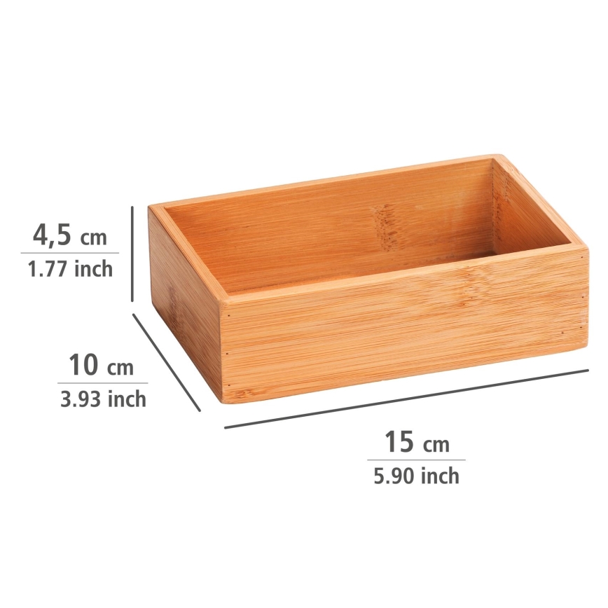 WENKO 23918100 - Bakke TERRA 15x10 cm brun