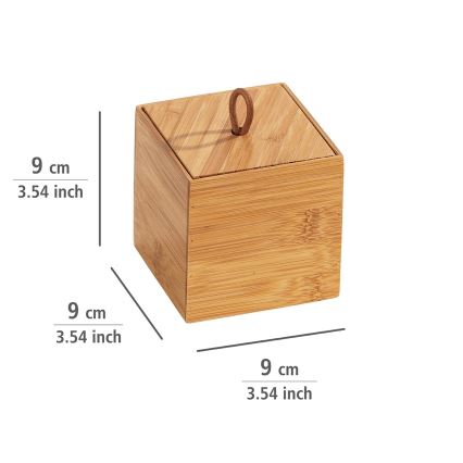 WENKO 23922100 - TERRA-boks 9 x 9 cm, brun