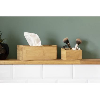 WENKO 23925100 - Servietæske TERRA 25x13 cm brun