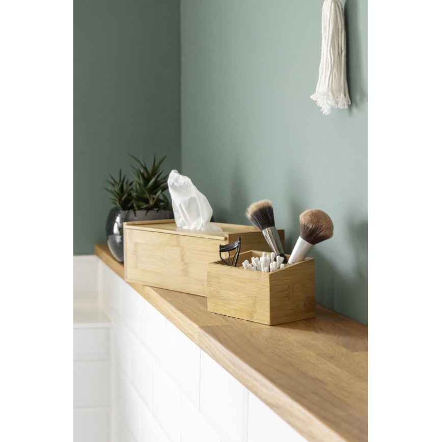WENKO 23925100 - Æske til papirlommetørklæder TERRA 25x13 cm brun