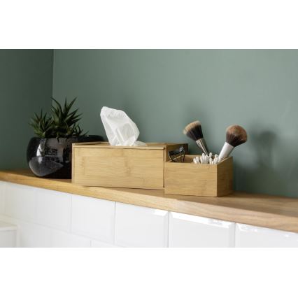 WENKO 23925100 - Æske til papirlommetørklæder TERRA 25x13 cm brun