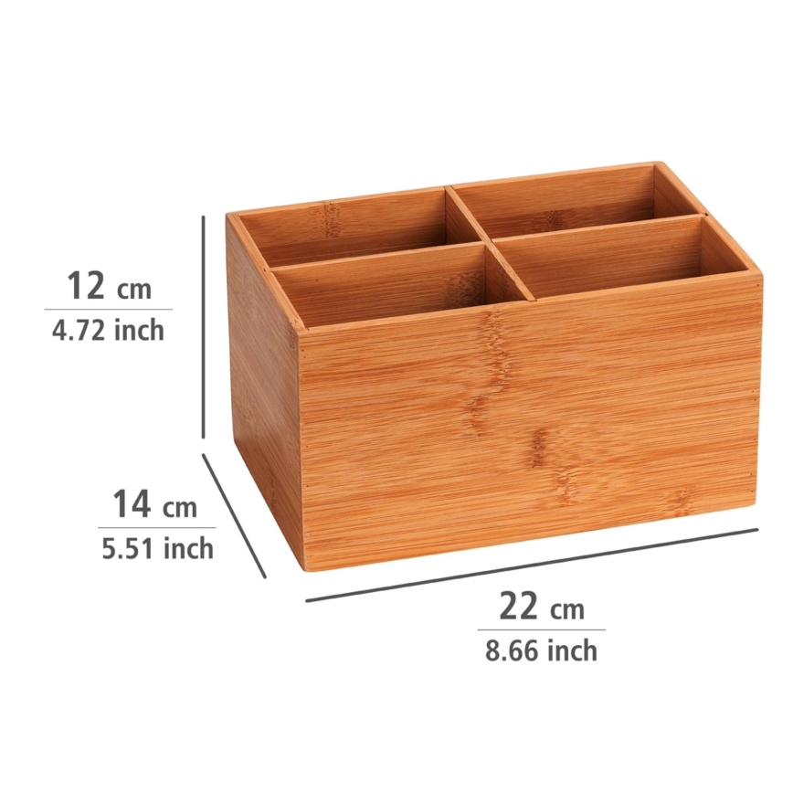 WENKO 23926100 - Opbevaringskasse TERRA 22x14 cm, brun