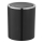 WENKO 23934100 - Skraldespand INCA 14x16,8 cm sort/blank krom