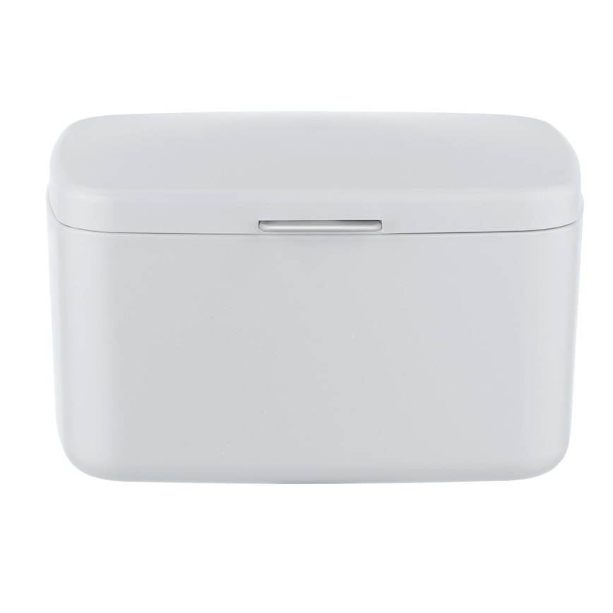 WENKO 23960100 - Box BARCELONA 19,5x16 cm hvid/blank krom