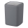 WENKO 23979100 - Affaldsspand BARCELONA 15x20 cm antracit/blank krom
