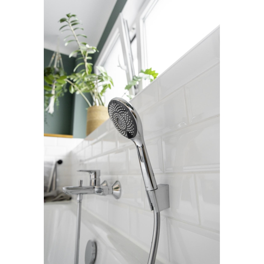 WENKO 23992100 - Bruserhoved WATERSAVING SYSTEM 9,5x9,5 cm blank krom/grå