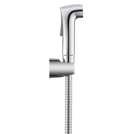 WENKO 23999100 - Bidetsæt Vandbesparende system 12x7 cm blank krom/sølv