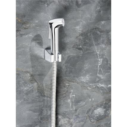 WENKO 23999100 - Bidetsæt Vandbesparende system 12x7 cm blank krom/sølv