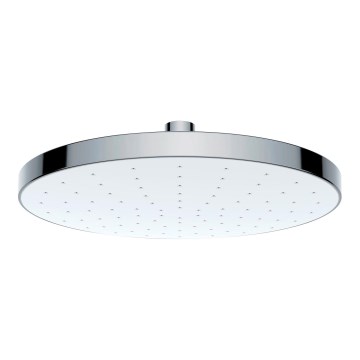 WENKO 24000100-Brusehoved AUTOMATISK RENGØRING 22,5x22,5 cm blank krom/hvid