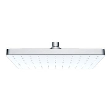 WENKO 24001100 - Bruserhoved AUTOMATISK RENGØRING 25x17 cm poleret krom/hvid