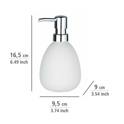 WENKO 24011100 - Sæbedispenser POLARIS 390 ml hvid